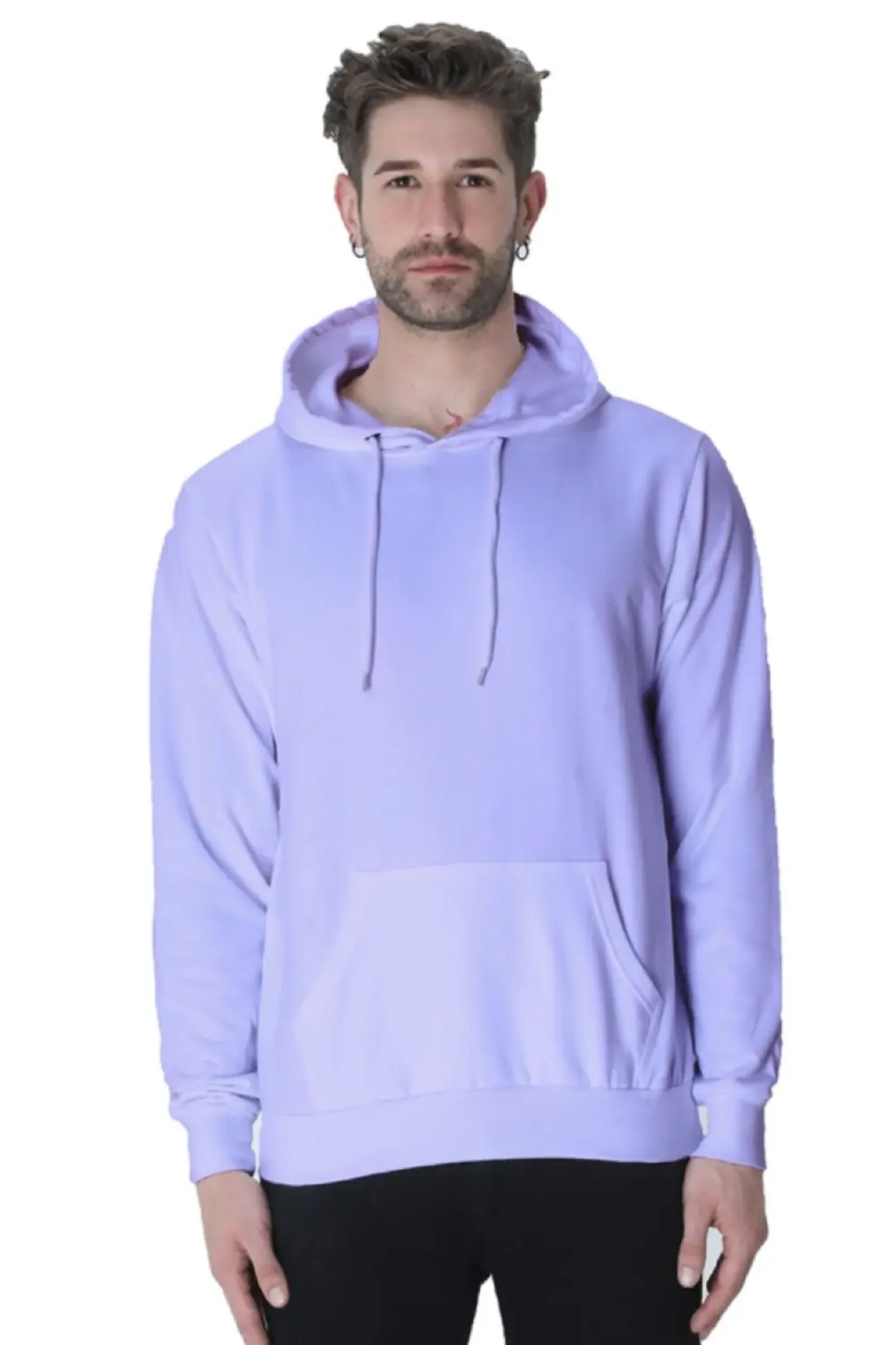 Men & Women Hooded Sweatshirt Lavender