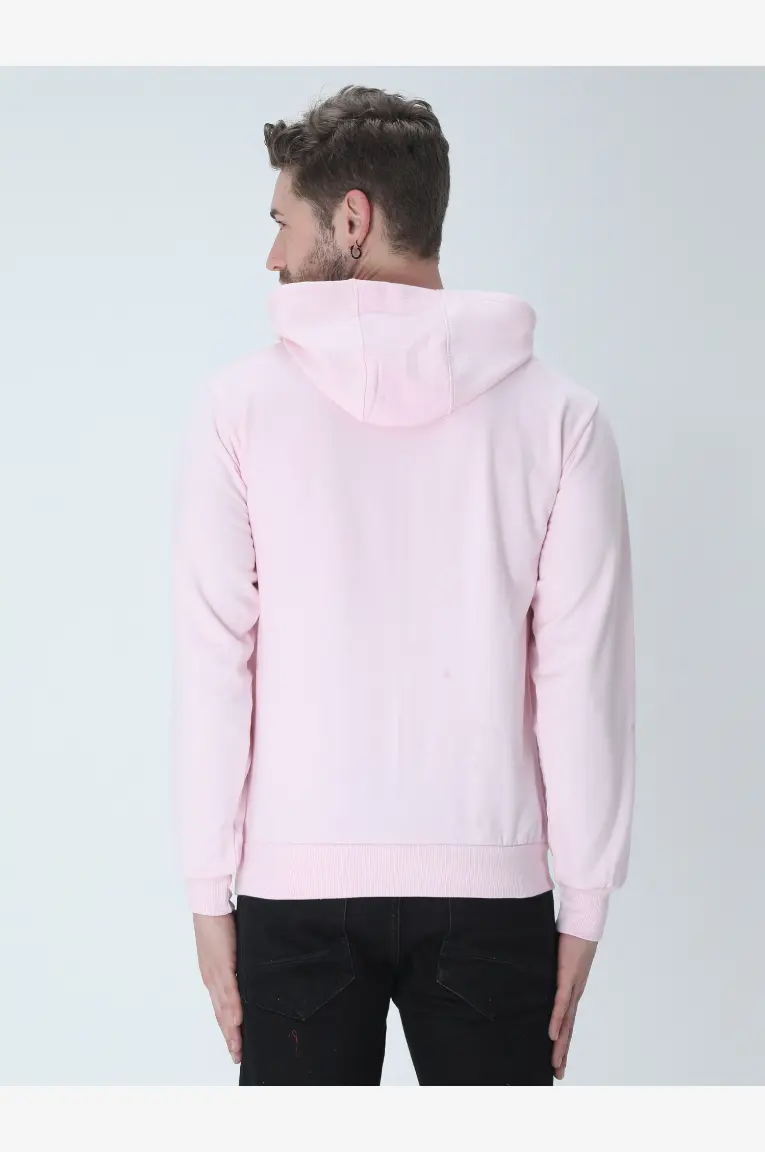 Men & Women Pullover Sweatshirt Light Baby Pink - Image 2