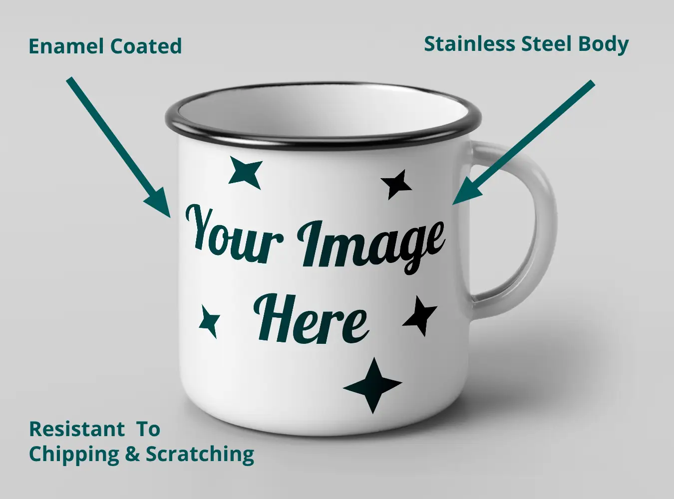 Your Image Printed Stainless Steel Mug