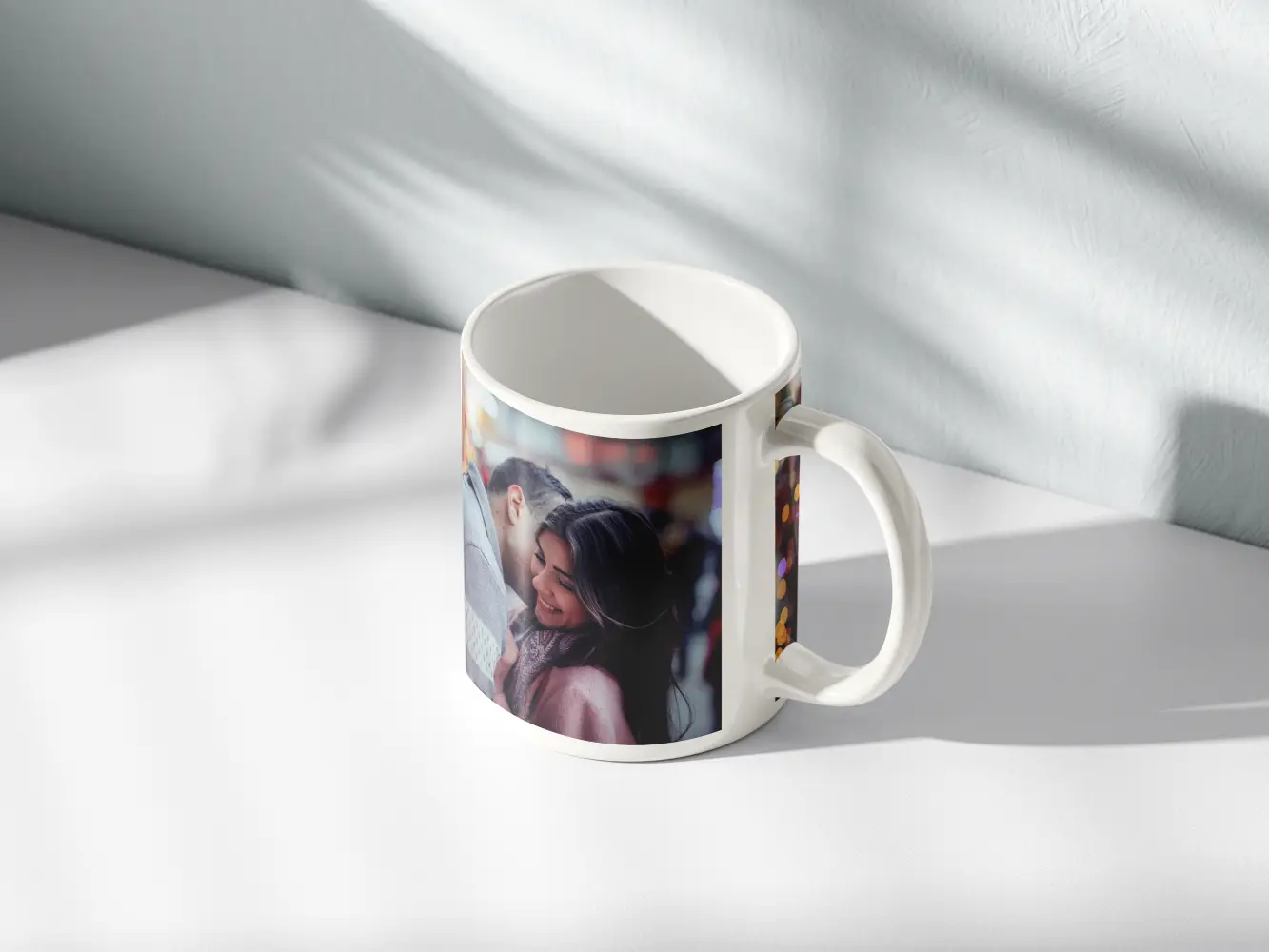 Customised Ceramic Coffee Mug White - Image 2