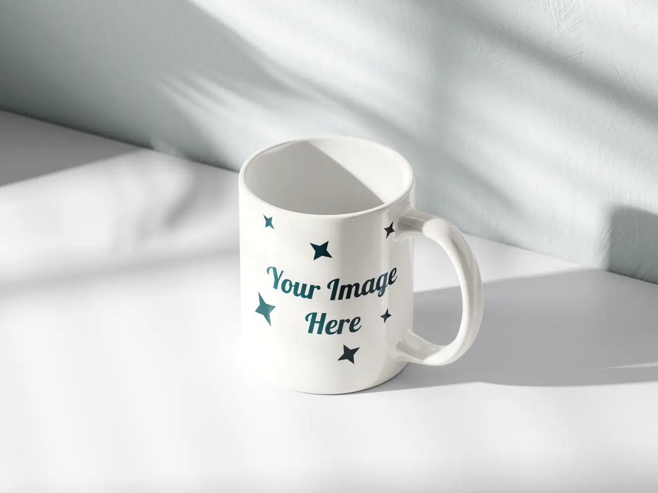 Customised Ceramic Coffee Mug White