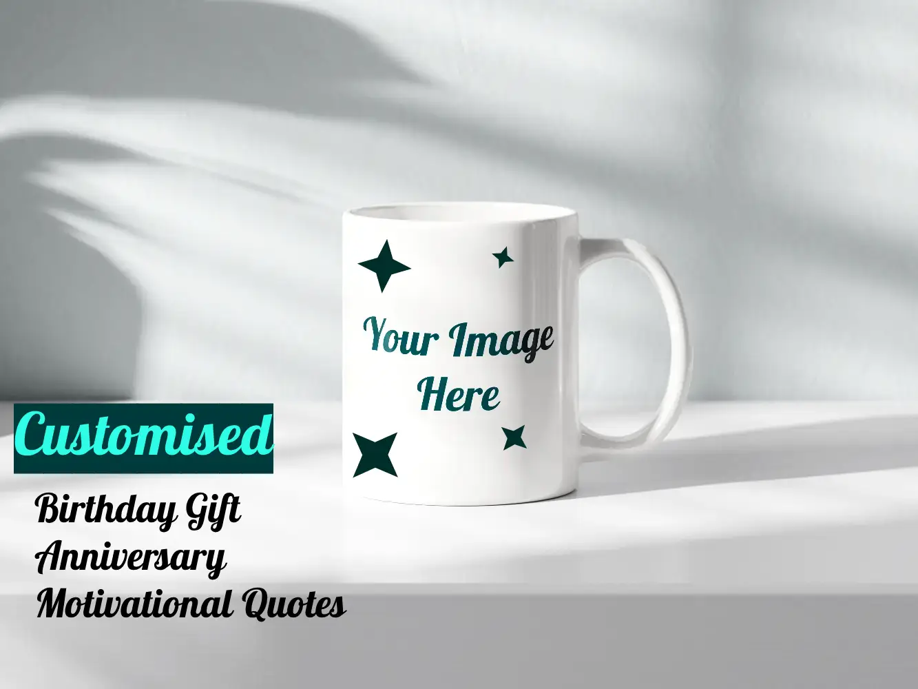 Customised Ceramic Coffee Mug White - Image 3