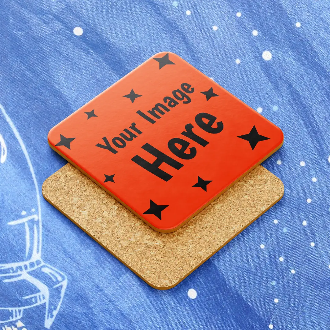 Customized Square Coasters For Tea, Dinning Table Pack Of 5