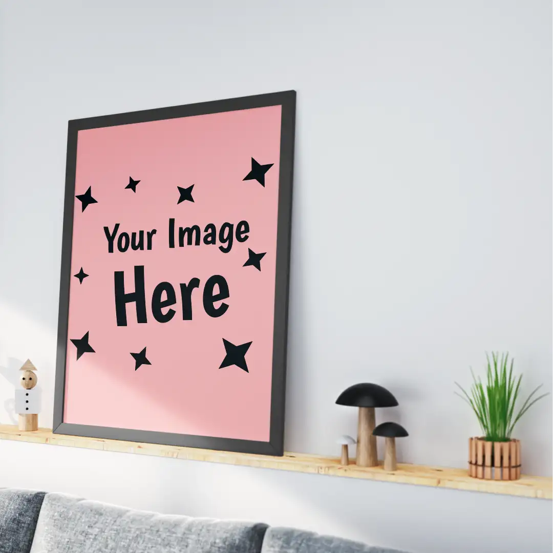 Customized Black Poster Frame