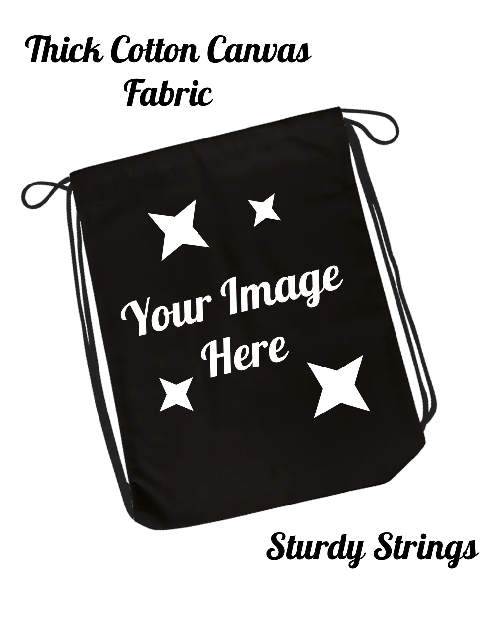 Customised Cotton Drawstring Bag - Image 5