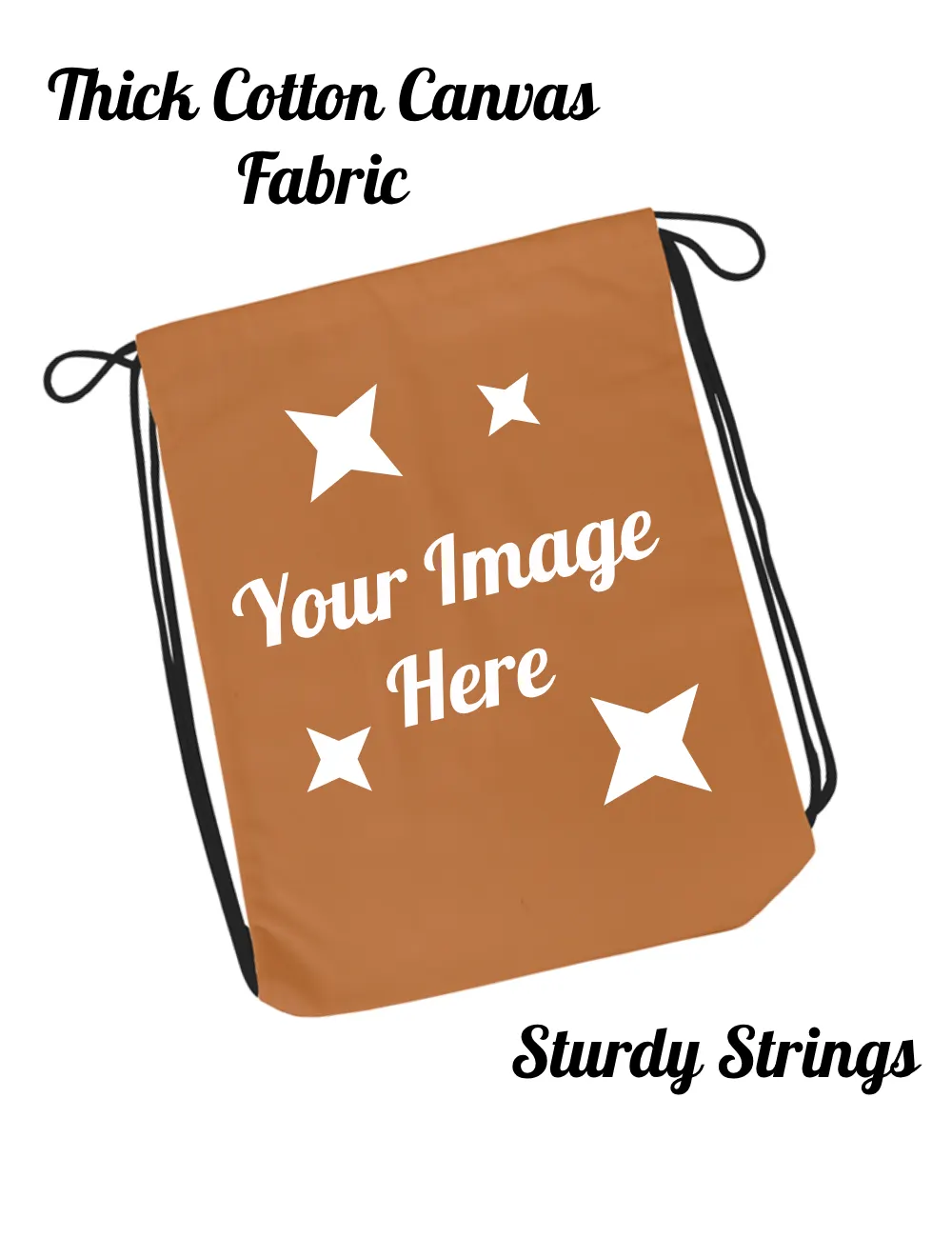 Customised Cotton Drawstring Bag - Image 7