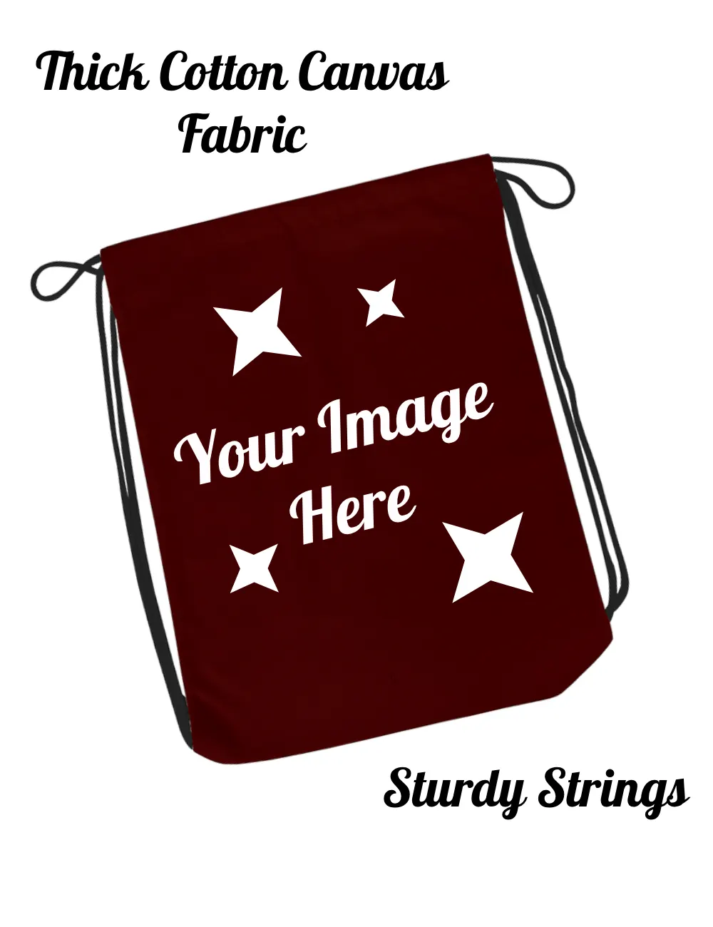 Customised Cotton Drawstring Bag - Image 9