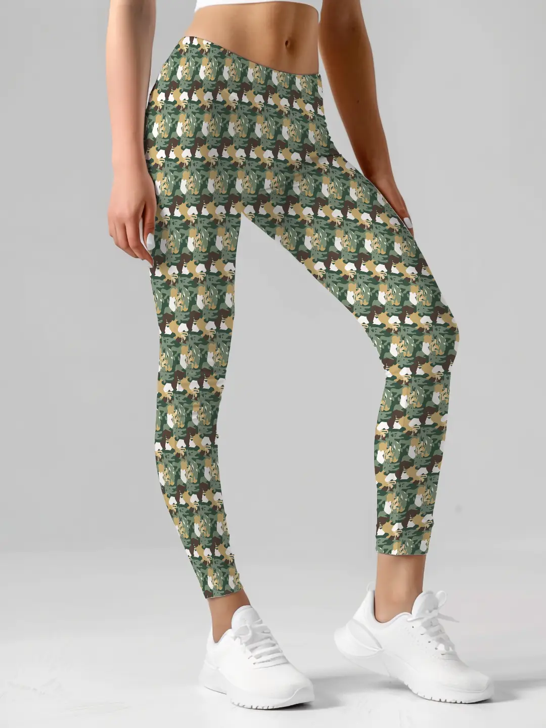 Camouflage Printed Women Leggings - Image 2