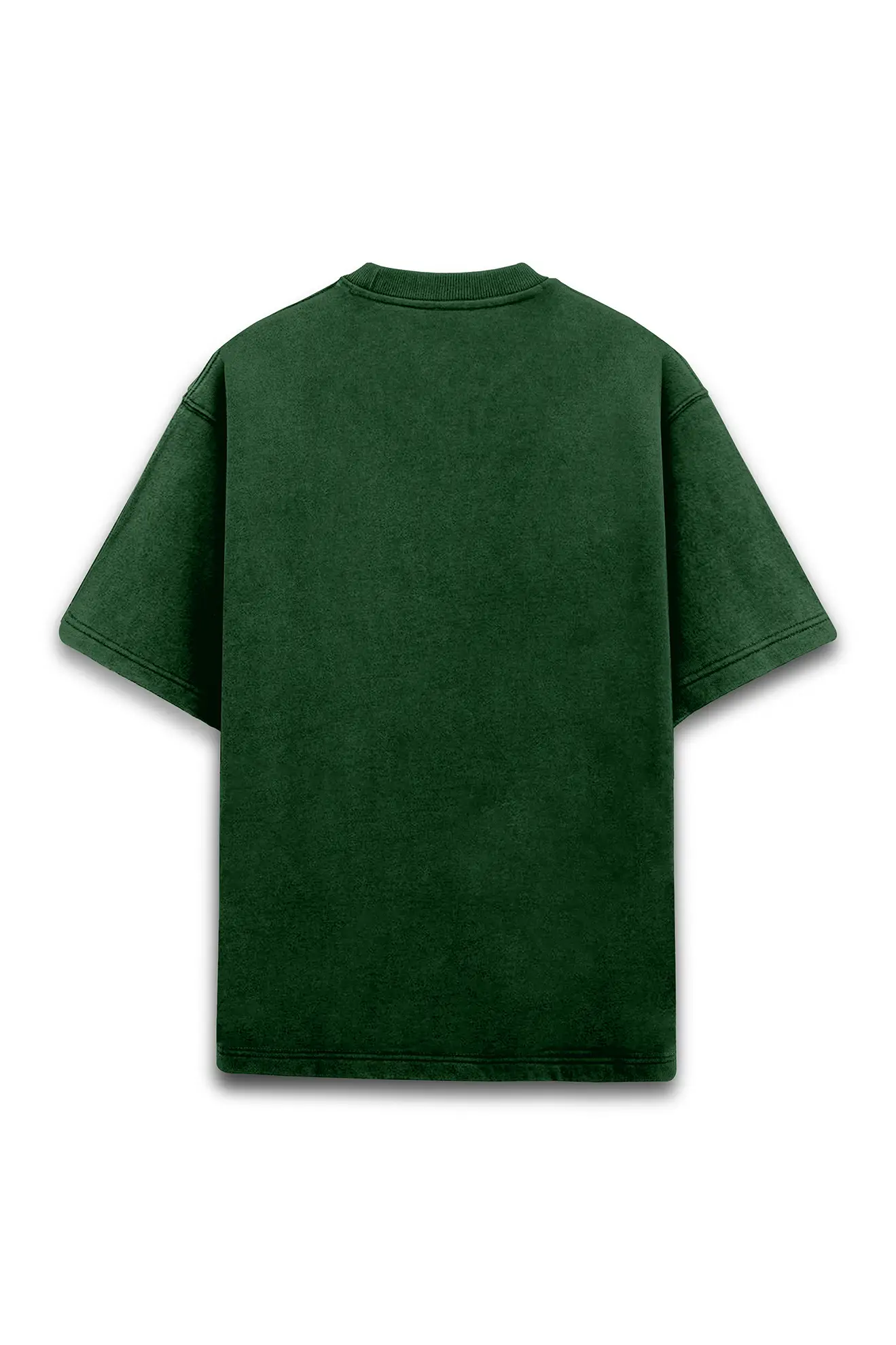Acid Washed Oversized Classic T shirt Bottle Green - Image 2