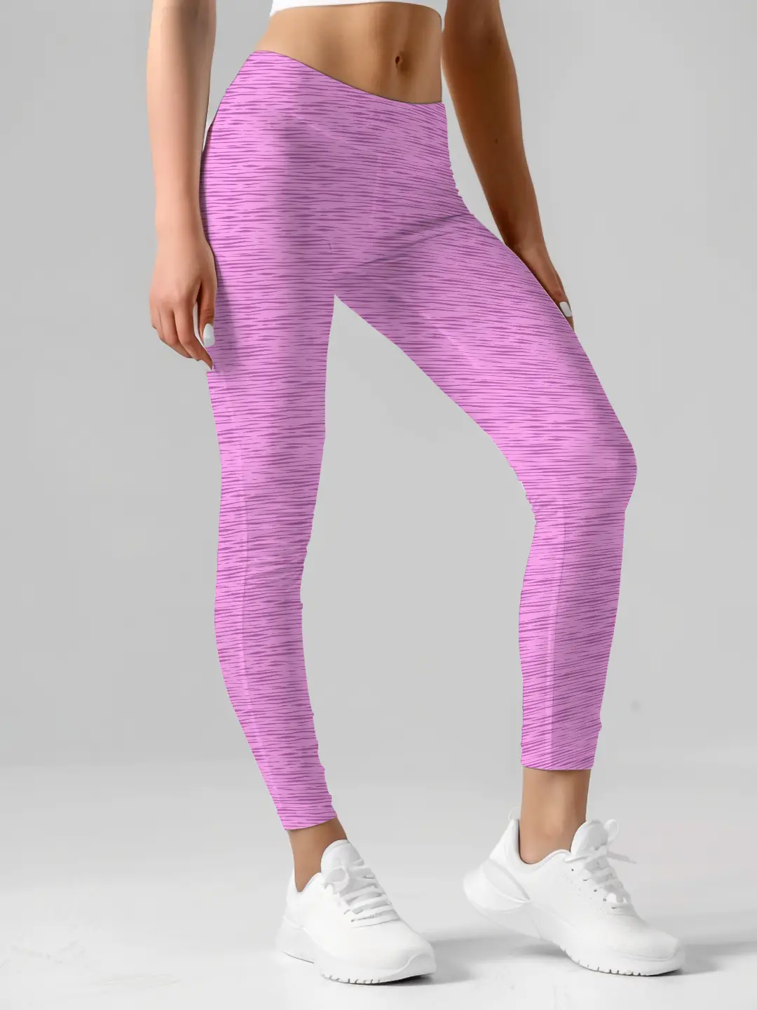 3/4 Casual Magenta Women Leggings