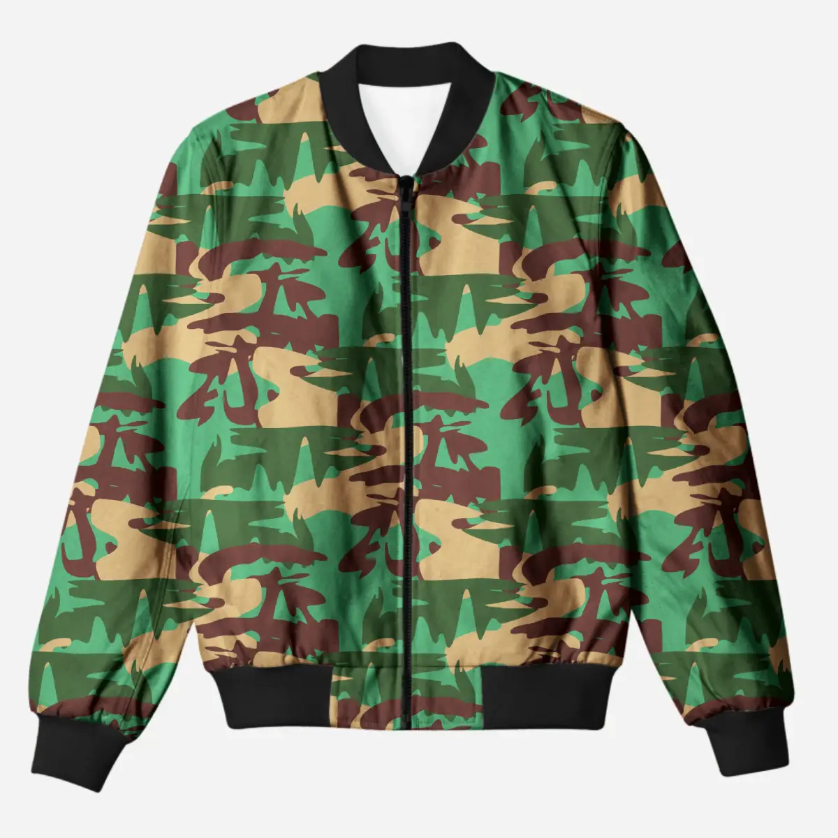 Army Camouflage Bomber Jacket