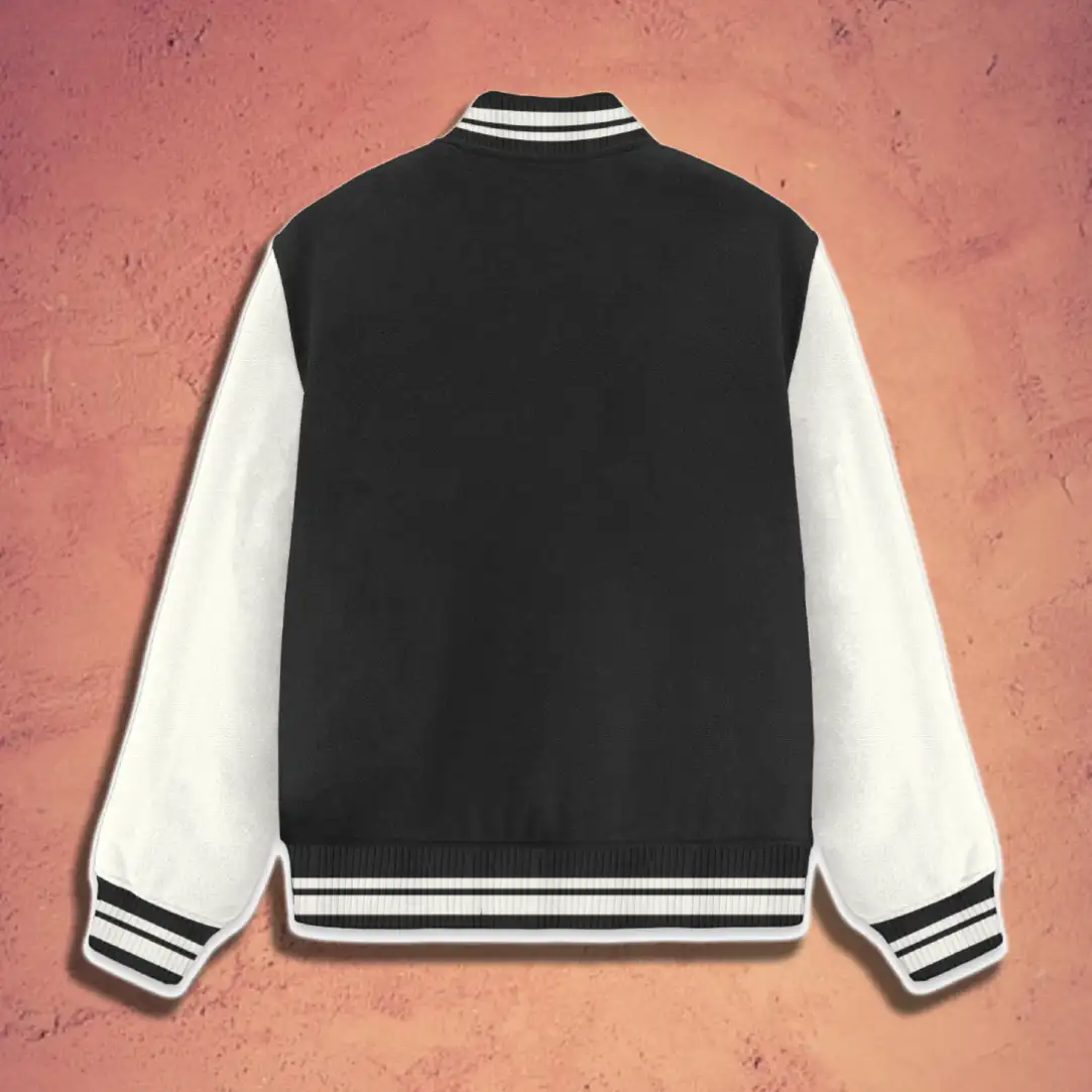 Black Varsity Jacket - Image 2