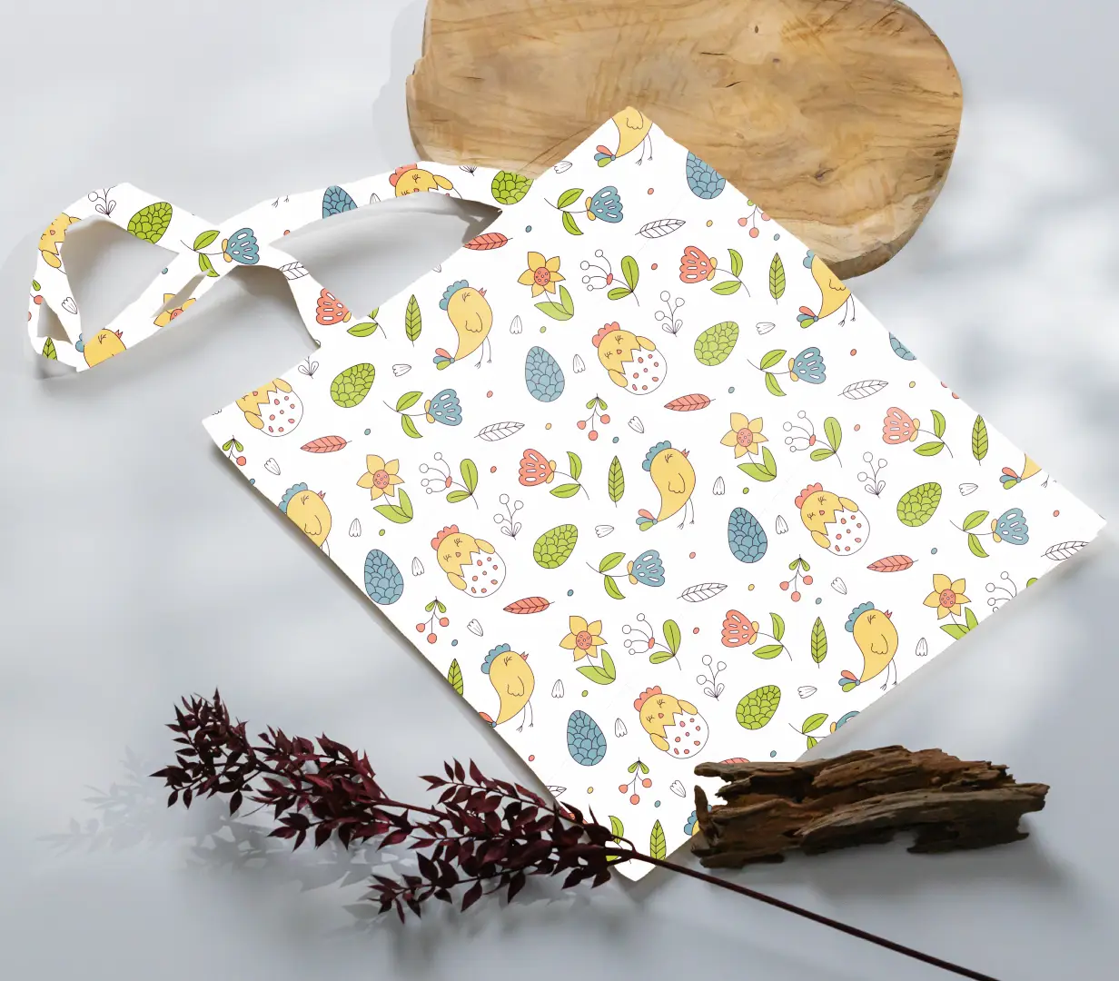 Beautiful Nature Canvas Fabric Tote Bag - Image 3