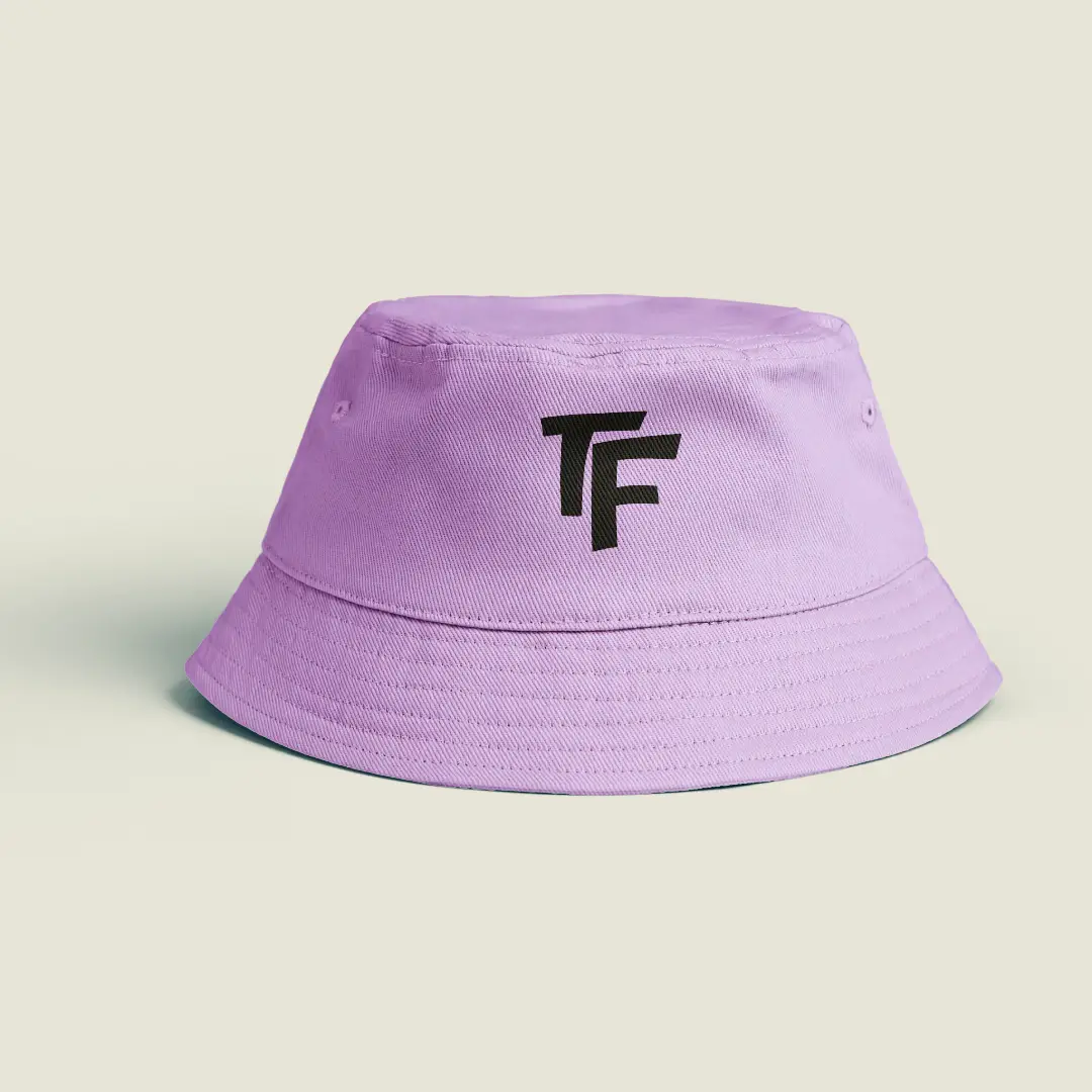 Printed TF Bucket Hat Lavender