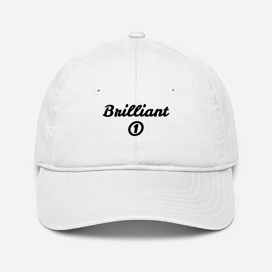 Brilliant One White Baseball Cap