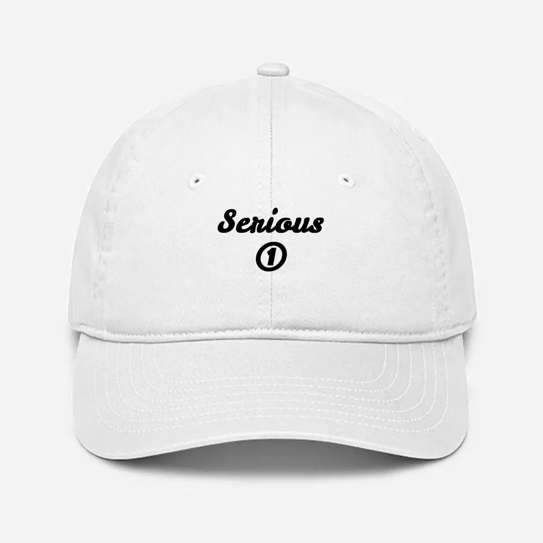 Serious One Baseball Cap White
