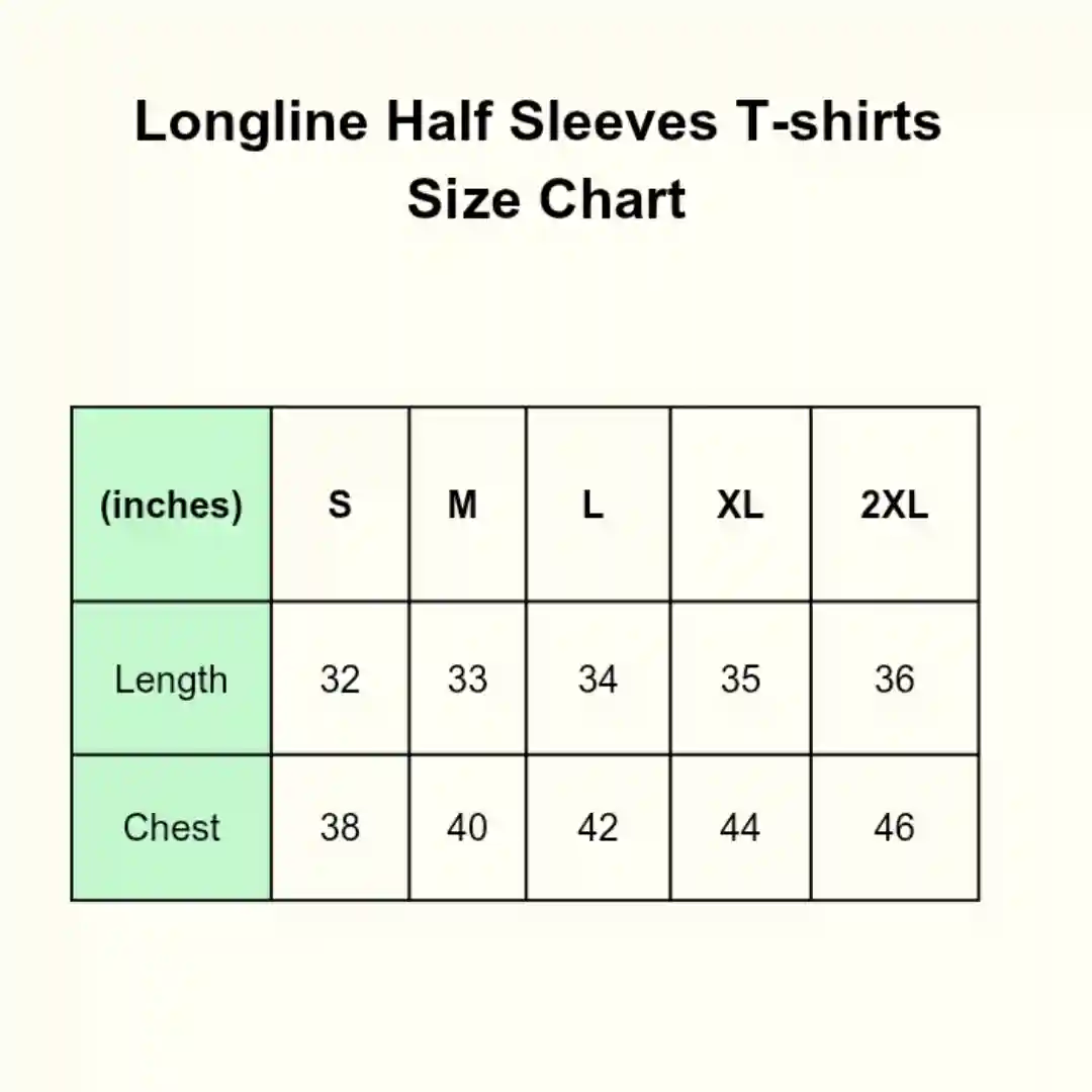 Black Cotton Longline Curved Bottom T-shirt - Image 5