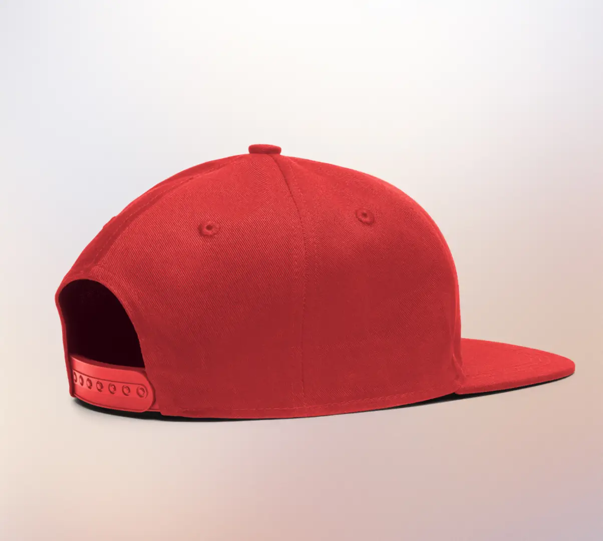 Bold TF Embroidered Snapback Cap Red - Image 3