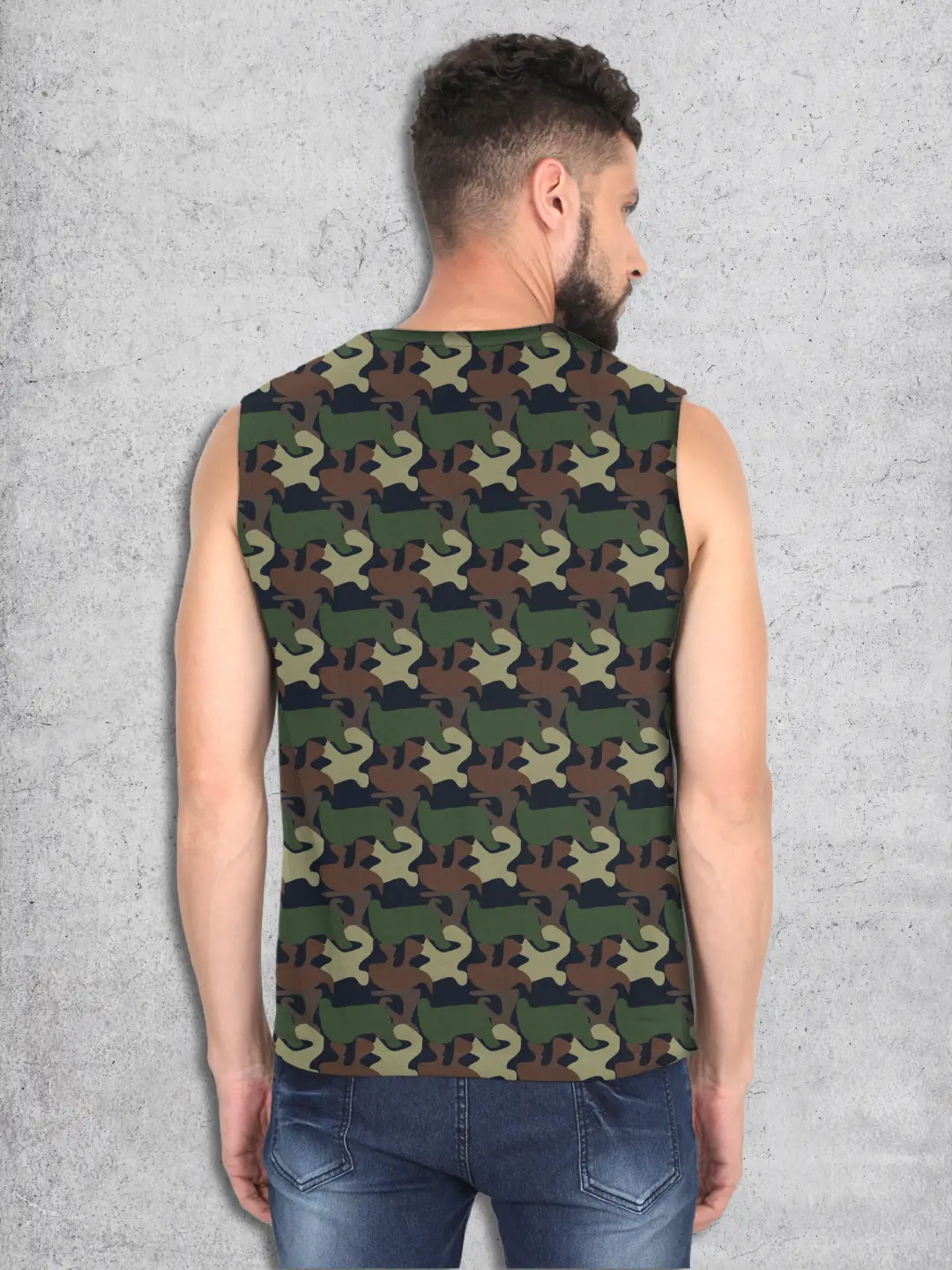 Style Camouflage Sleevless Vests - Image 2