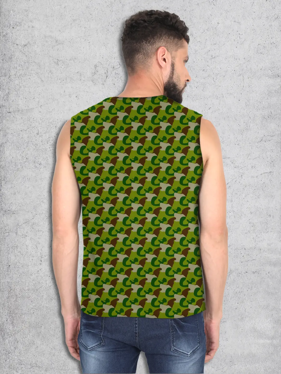 Army Camo Style Sleevless Vests - Image 2