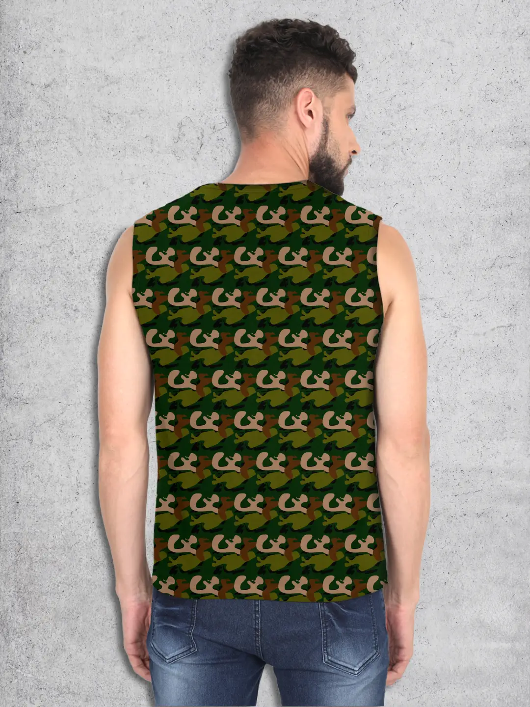 Camouflage Style Sleevless Vests - Image 2