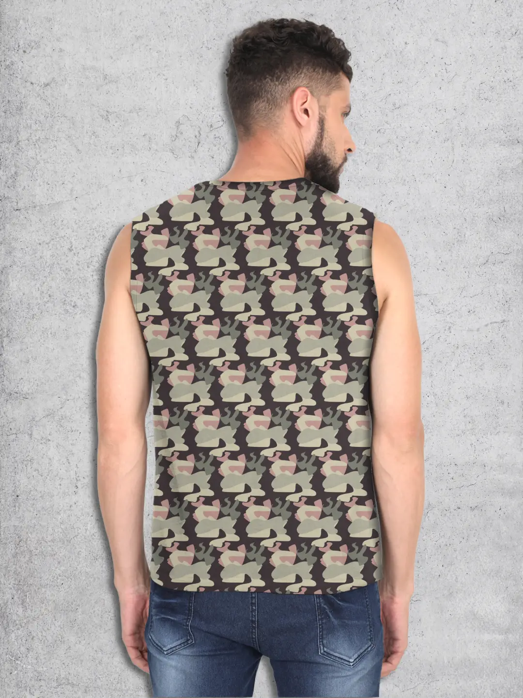 Casual Camouflage Sleevless Vests - Image 2