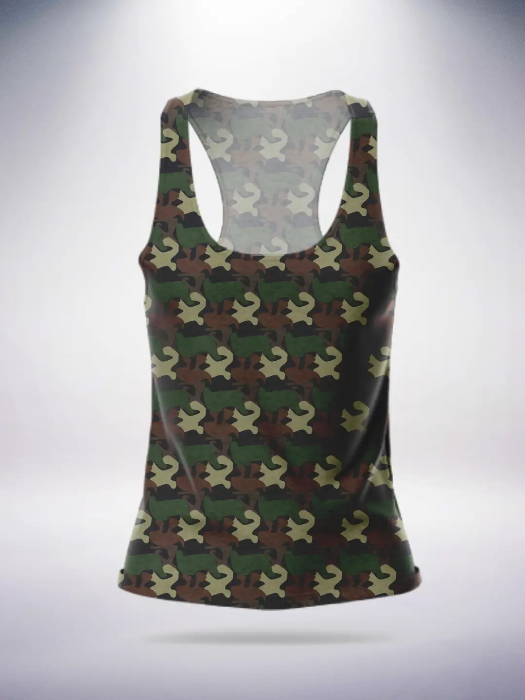 Style Camouflage Women Tank Top
