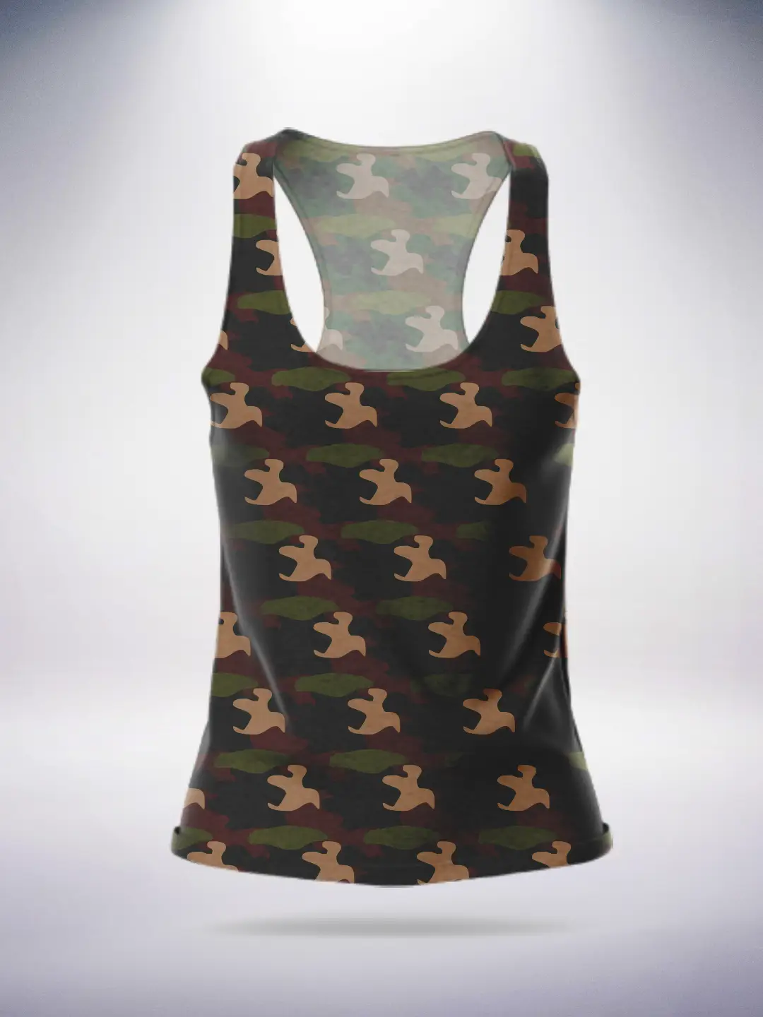 Bold Camougflage Women Tank Top