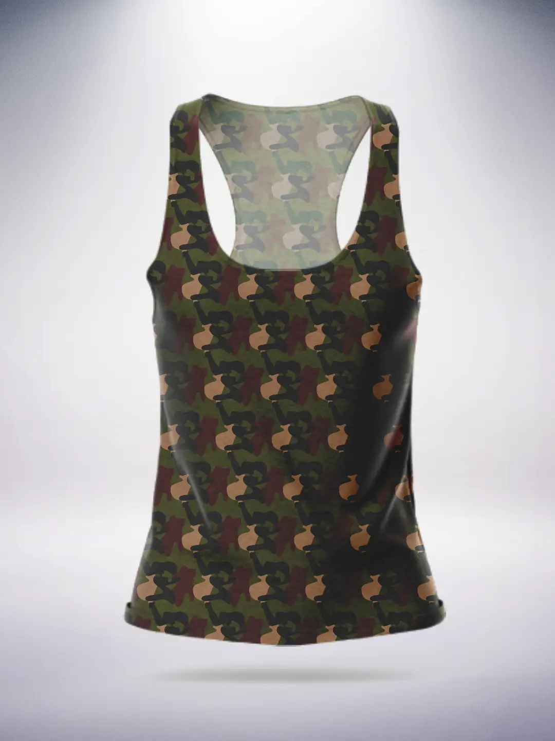 Wacky Camo Women Tank Top