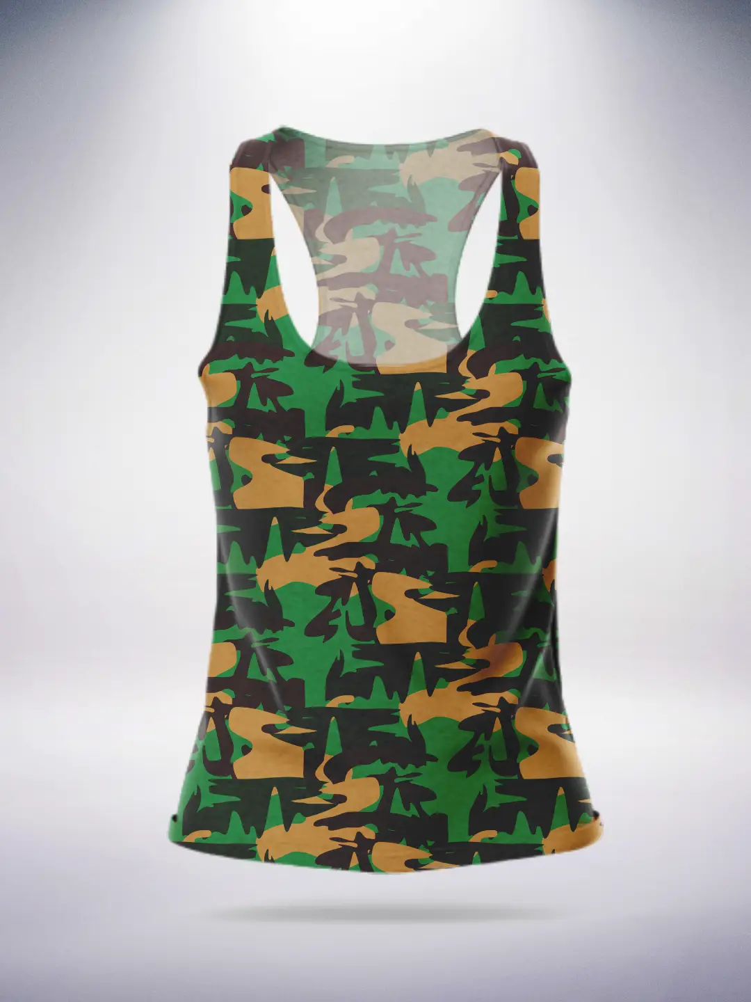 Army Camouflage Women Tank Top