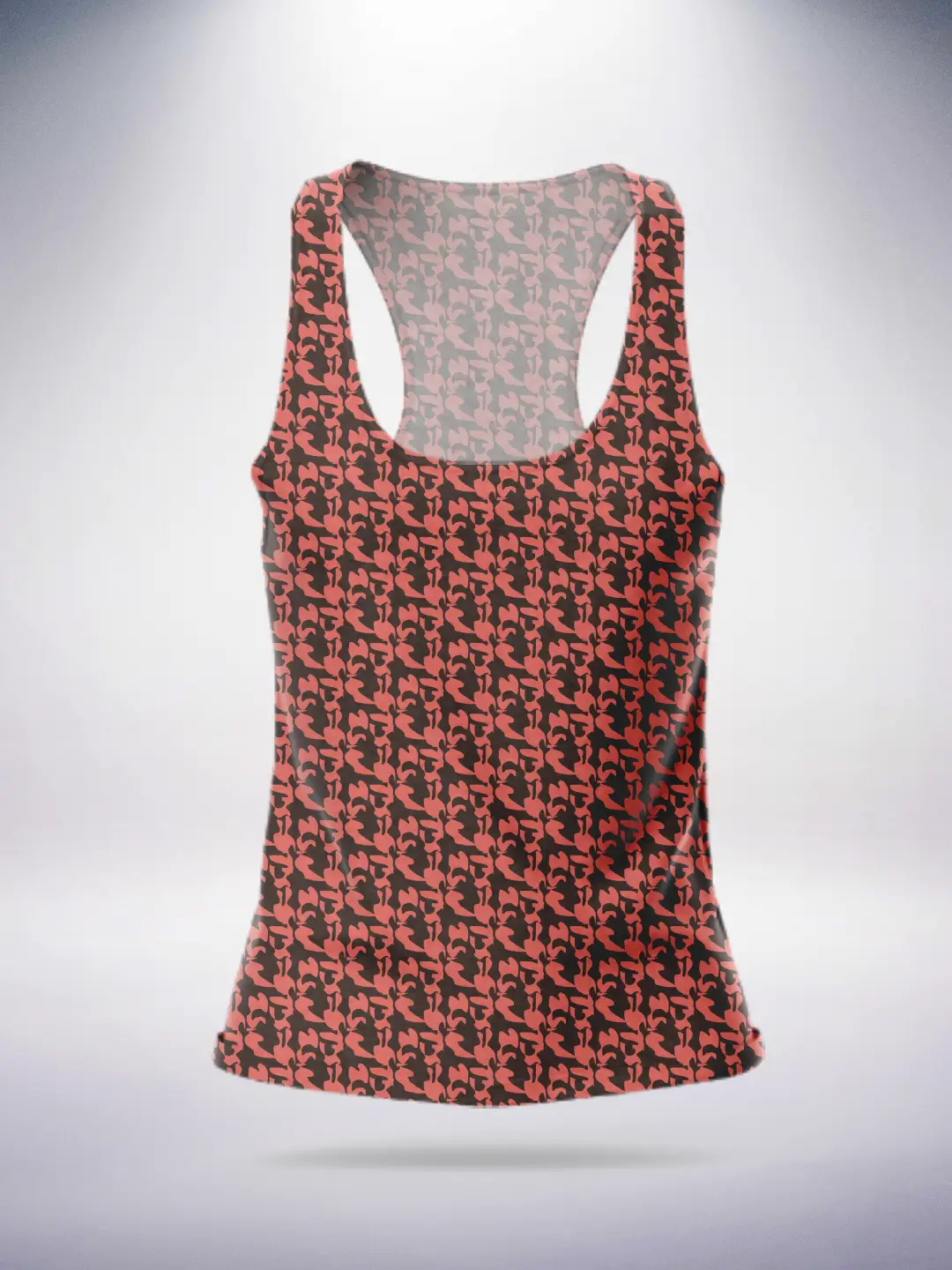 Muddy Brown Camouflage Women Tank Top