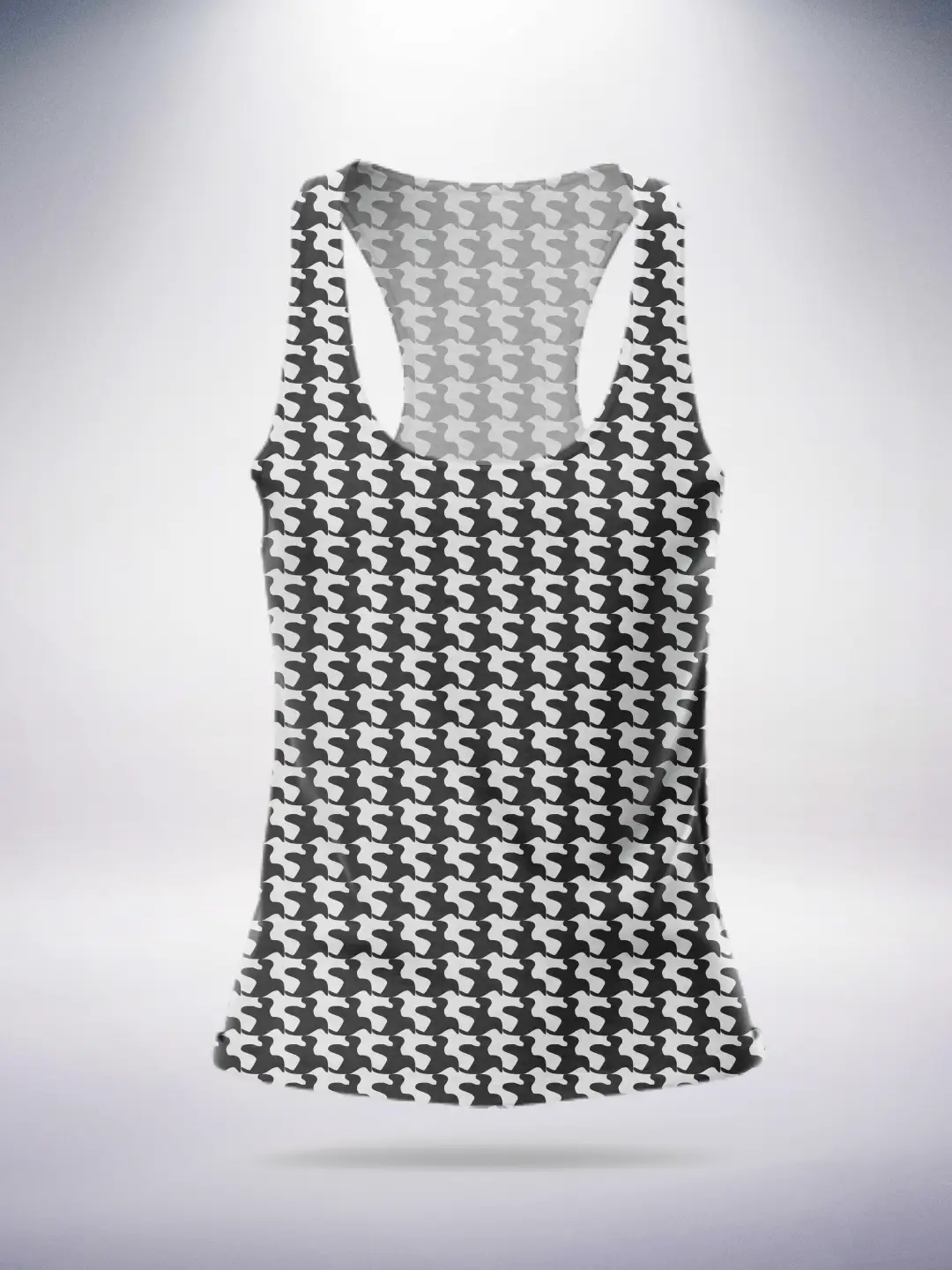 Grey Camouflage Women Tank Top