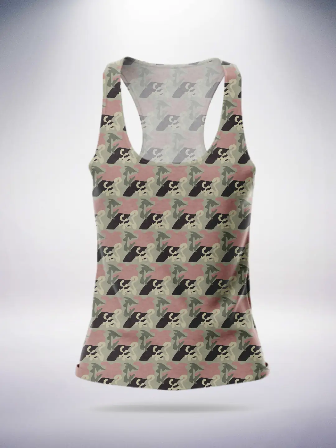 Camouflage Printed Women Tank Top