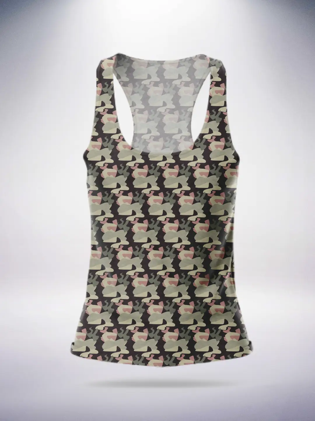 Casual Camouflage Women Tank Top