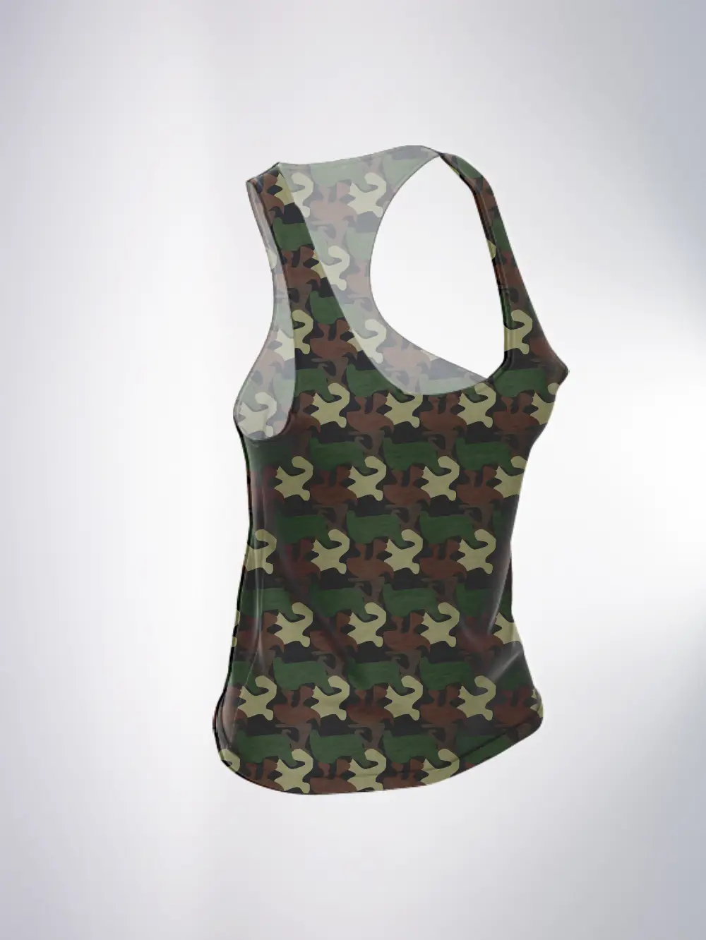 Style Camouflage Women Tank Top - Image 2