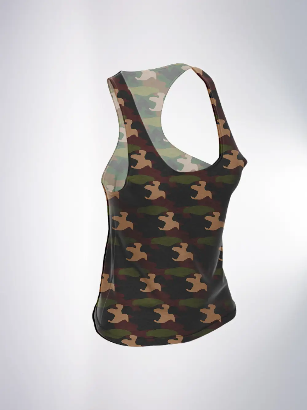 Bold Camougflage Women Tank Top - Image 2