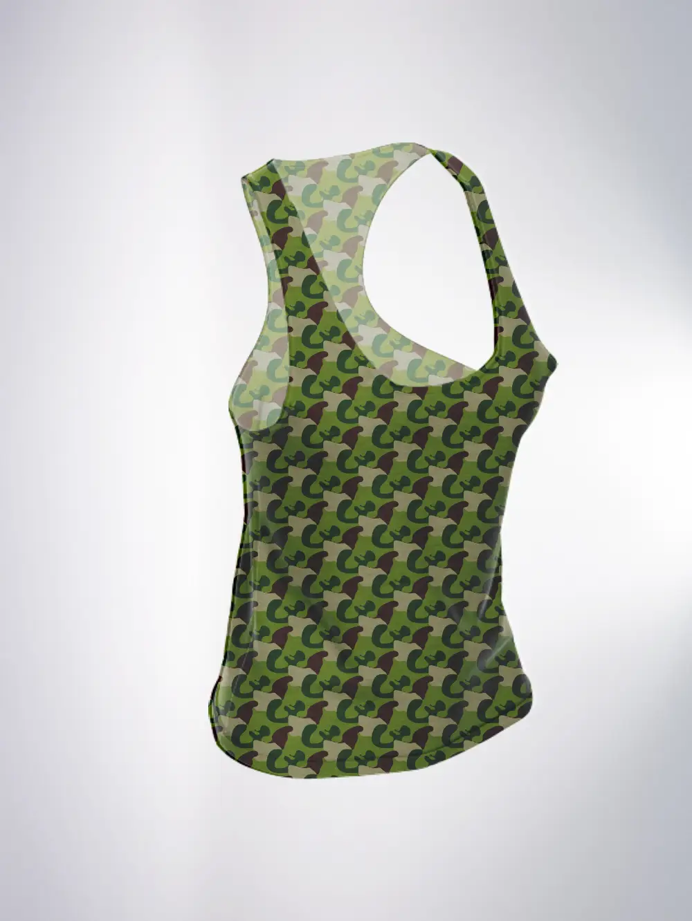 Army Camo Style Women Tank Top - Image 2