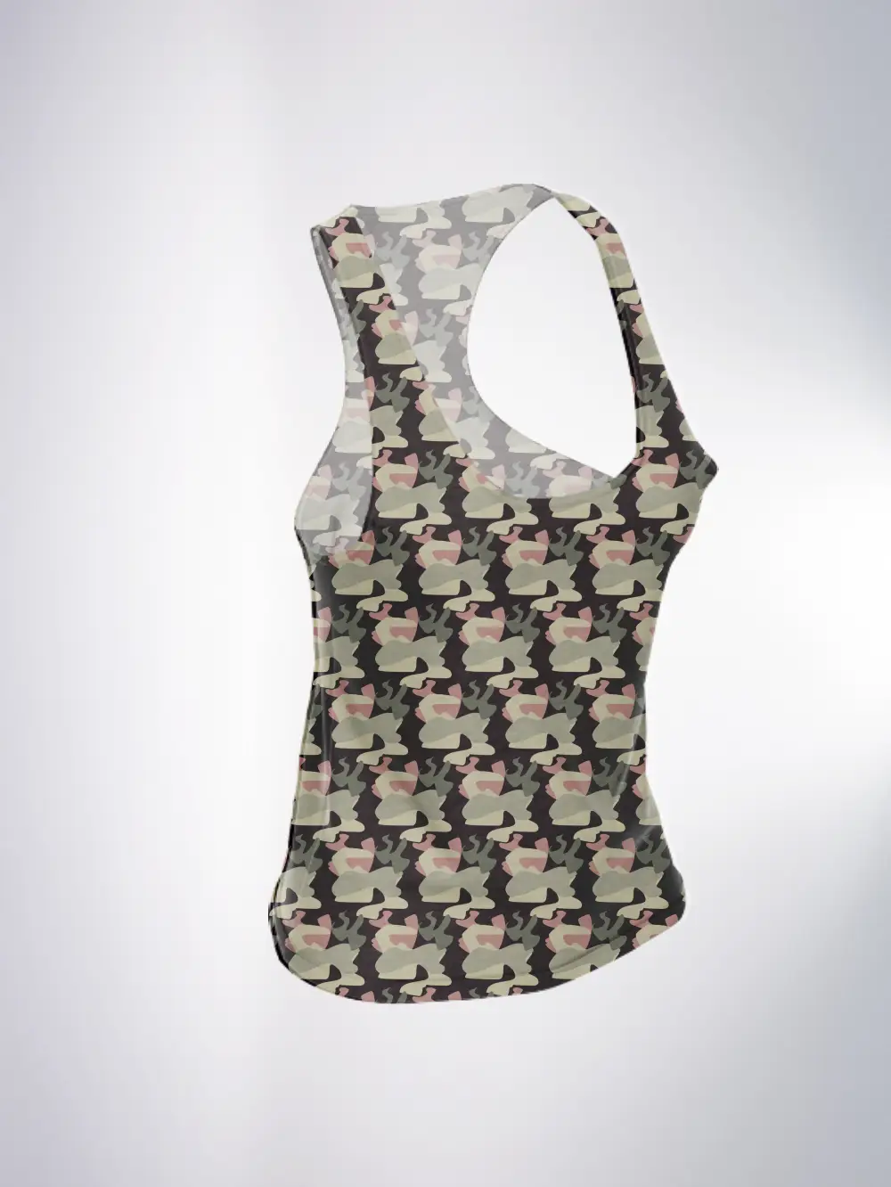 Casual Camouflage Women Tank Top - Image 2