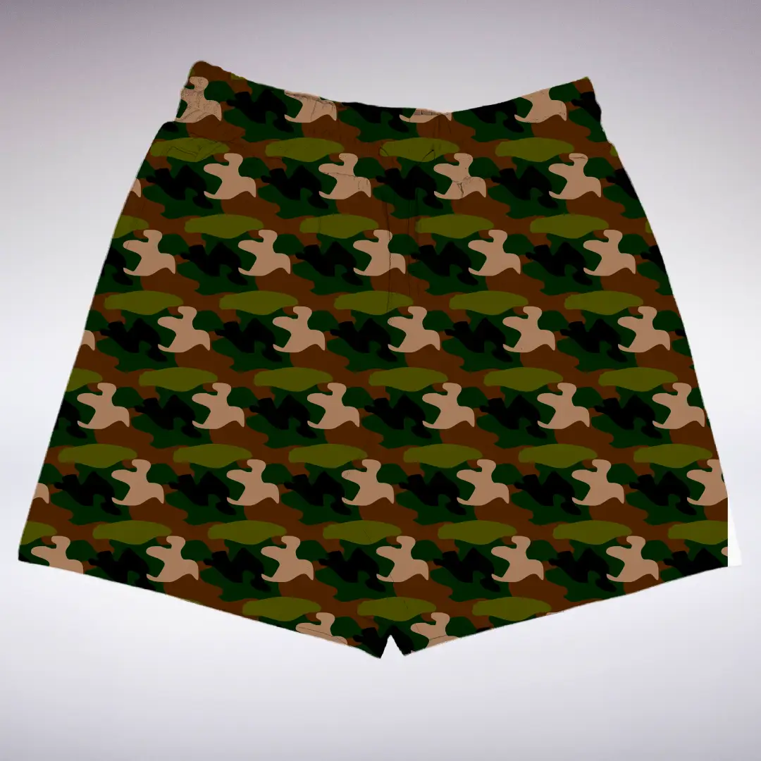 Bold Camougflage Regular Fit Shorts