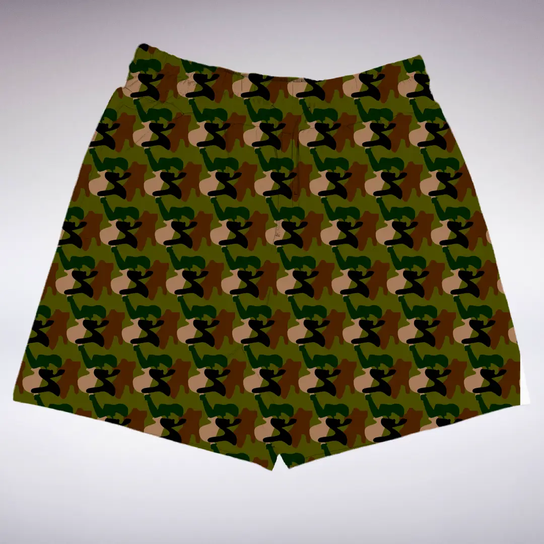 Wacky Camo Regular Fit Shorts