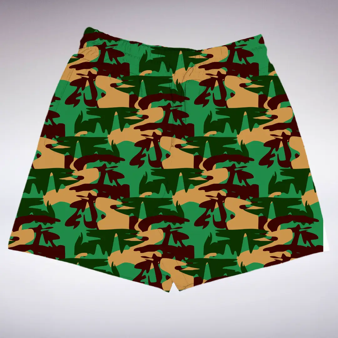 Army Camouflage Regular Fit Shorts