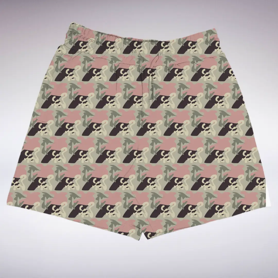 Camouflage Printed Regular Fit Shorts
