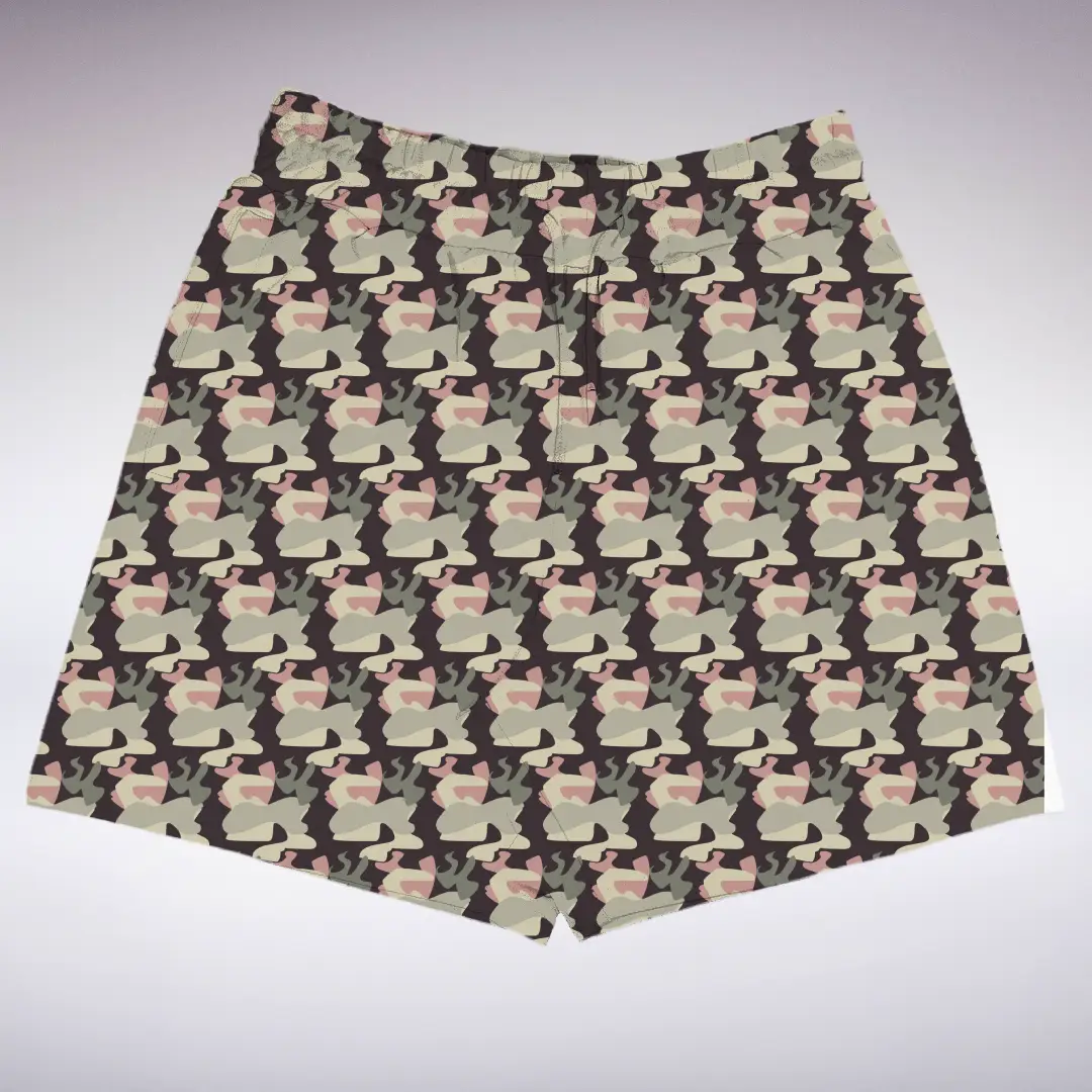 Casual Camouflage Regular Fit Shorts