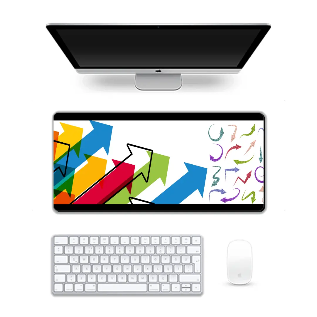 Arrows Print Gaming Mouse Pad