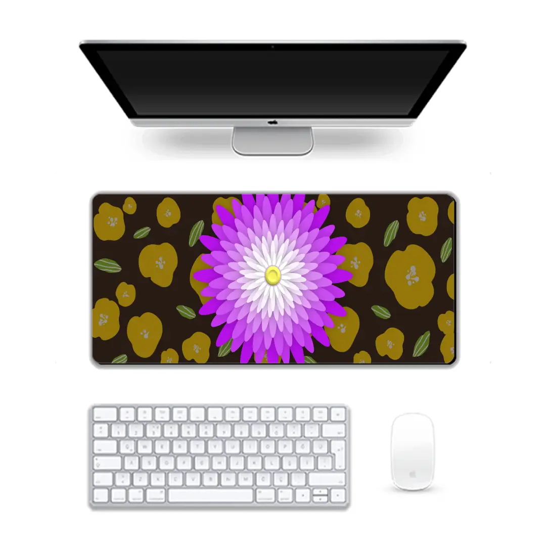 Floral Gaming Mouse Pad