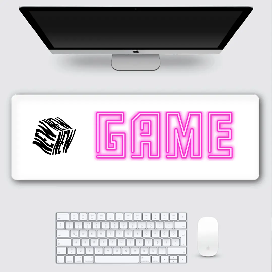New Game White Gaming Mouse Pad - Image 2