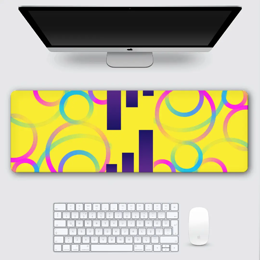 Simple Graphic Colorful Gaming Mouse Pad - Image 2