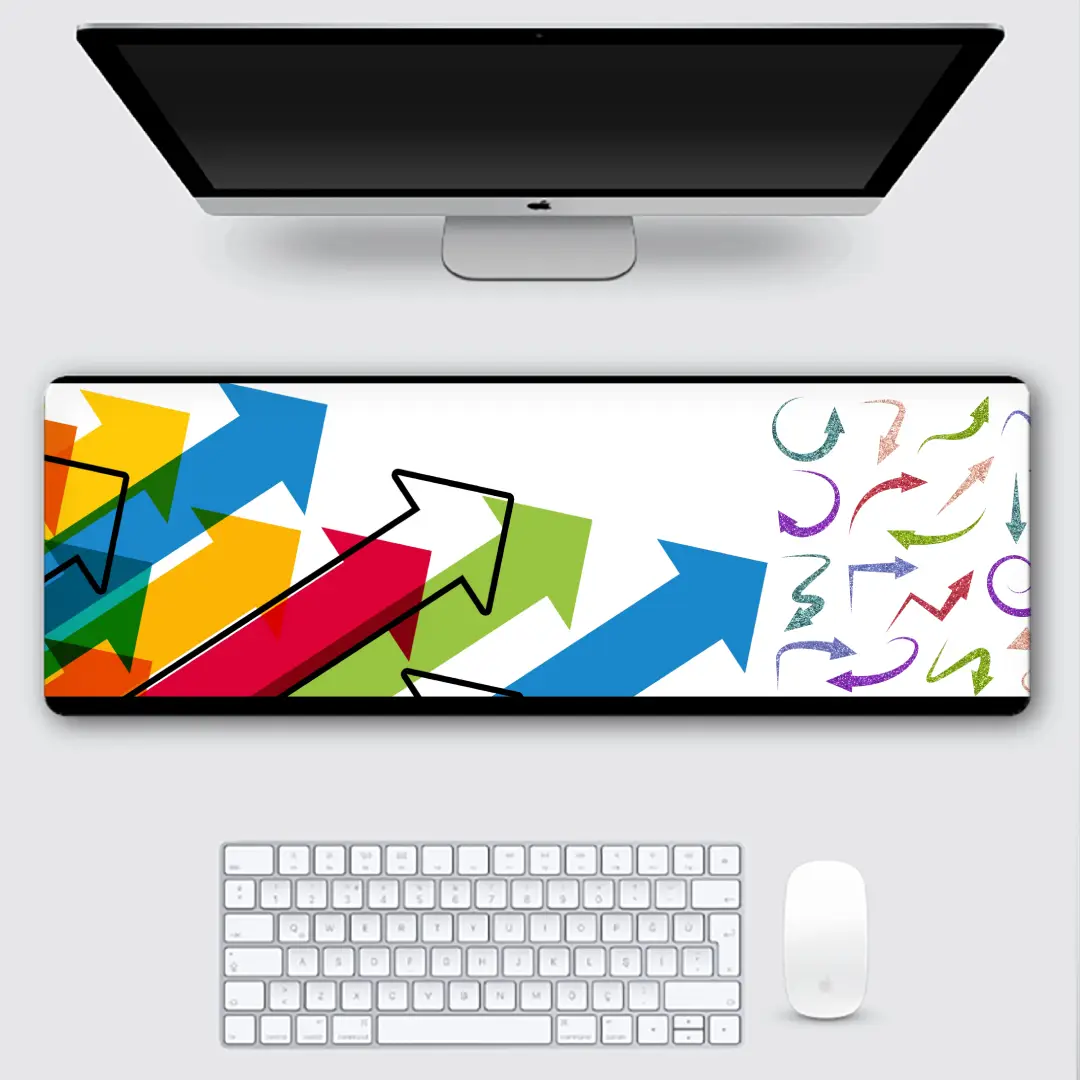 Arrows Print Gaming Mouse Pad - Image 2