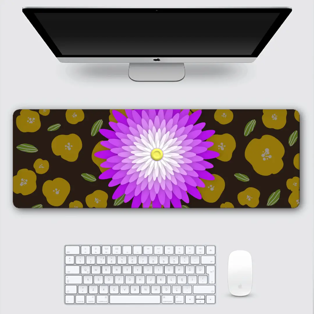 Floral Gaming Mouse Pad - Image 2