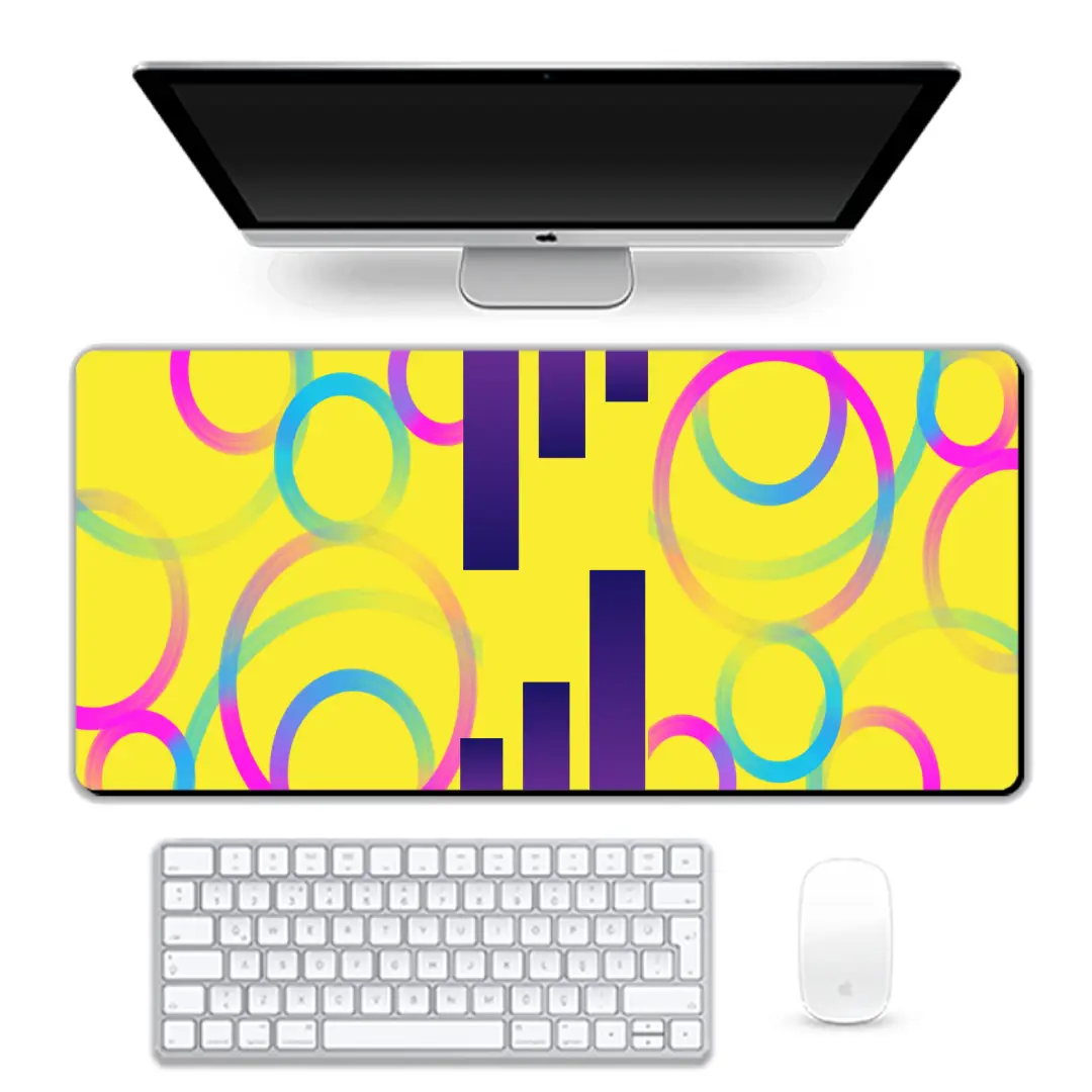 Simple Graphic Colorful Gaming Mouse Pad - Image 3